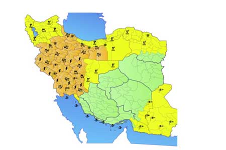 پیام رنگها در نقشههای هشدار هواشناسی چیست؟ پیام رنگها در نقشههای هشدار هواشناسی چیست؟