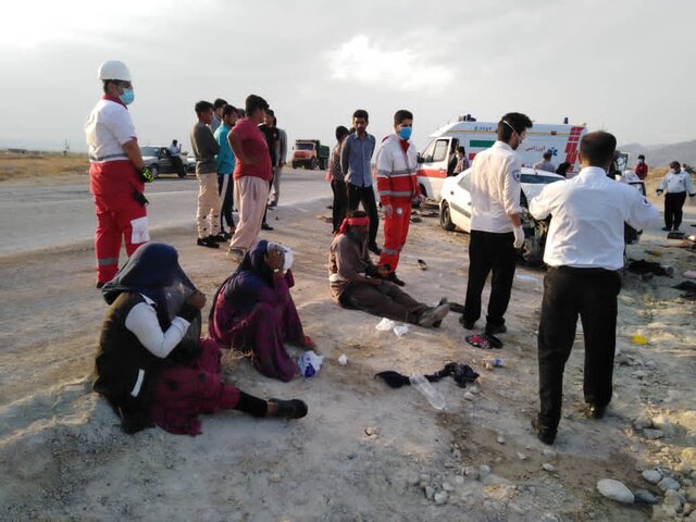 تصادف زانتیا با نیسان ۲۲ مصدوم برجا گذاشت