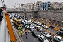 پرتصادف‌ترین بزرگراه‌های تهران هنگام بارندگی کدام است؟