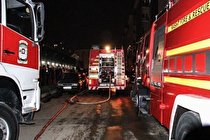 آتش سوزی خودروی پژو ۲۰۶ در پارکینگ مسکن مهر/ نجات ۲۵ نفر