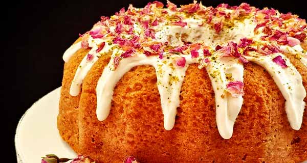 طرز تهیه کیک هل وگلاب