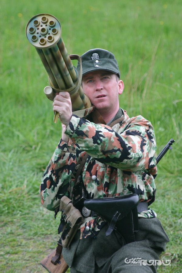 آلمان نازی و اولین سلاح ضدهوایی دوش پرتاب+عکس