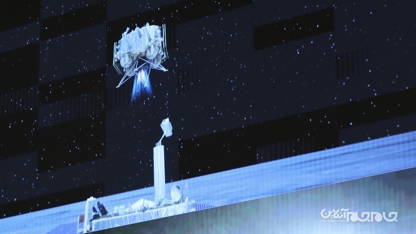 اتصال کاوشگر چین به فضاپیمای خود پس از نمونه‌برداری از ماه برای برگشت به زمین+عکس