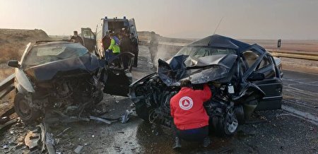 هفت مصدوم در پی سانحه‌ی رانندگی محور “مرند-جلفا”