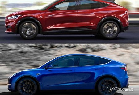 مقایسه ای مختصر بین خودروهای موستانگ الکتریکی Mach-E فورد و Model Y تسلا+عکس مقایسه ای مختصر بین خودروهای موستانگ الکتریکی Mach-E فورد و Model Y تسلا+عکس