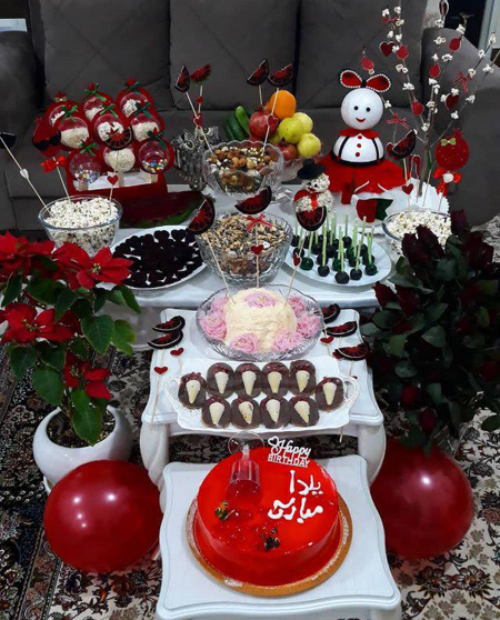 تزیین سفره شب یلدا 99