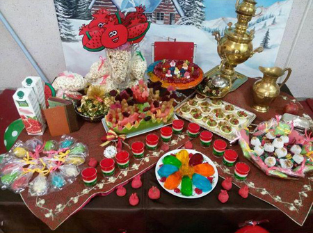 تزیین سفره شب یلدا 99