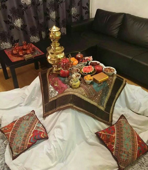 تزیین سفره شب یلدا 99