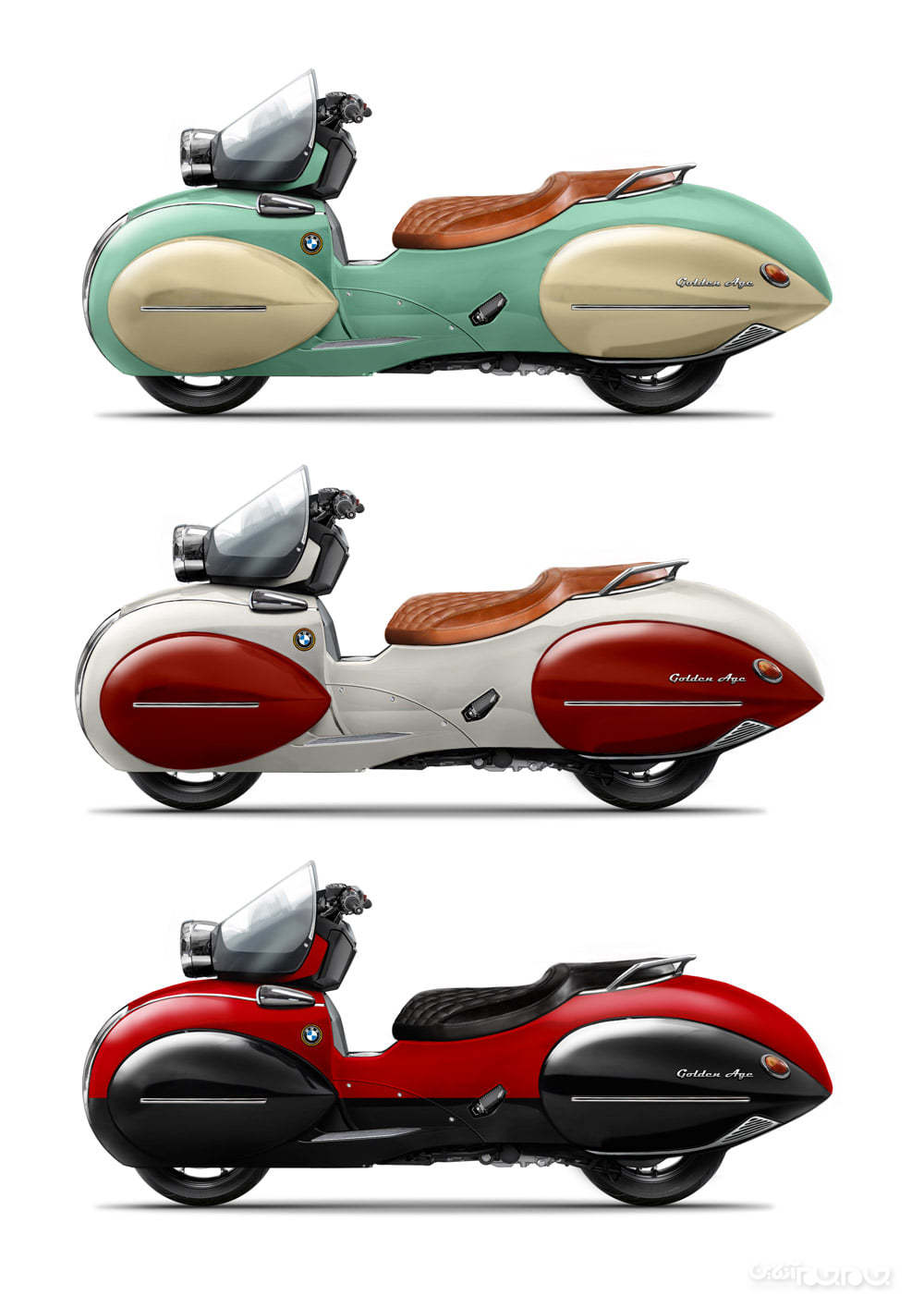 موتورسیکلت بی ام و با طرح وسپا معرفی شد+عکس