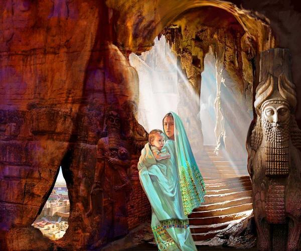 ماجرای  ولادت حضرت ابراهیم و در امان ماندن از گزند نمرود ماجرای  ولادت حضرت ابراهیم و در امان ماندن از گزند نمرود