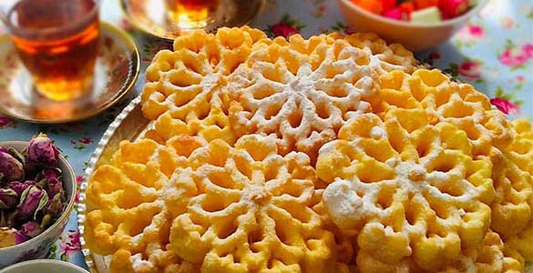 طرز تهیه شیرینی پنجره ای