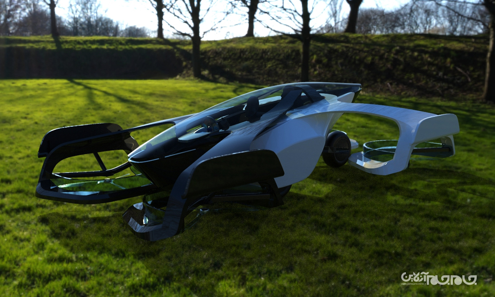 Hexa ؛ ماشین پرنده عمودپرواز با ۱۸ روتور مستقل، ۱۹۶ کیلوگرم وزن و یک سرنشین+عکس