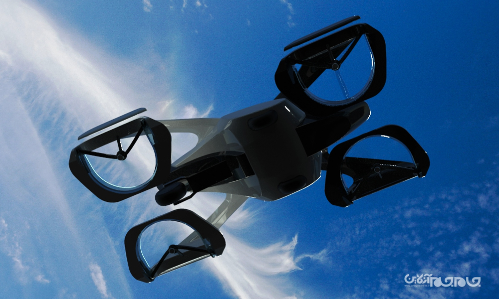 Hexa ؛ ماشین پرنده عمودپرواز با ۱۸ روتور مستقل، ۱۹۶ کیلوگرم وزن و یک سرنشین+عکس