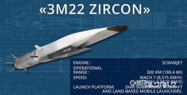 پرتاب آزمایشی موشک مافوق صوت زیرکن روسیه+عکس