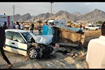 ۲۲ مصدوم در تصادف ۲ خودرو در دیر