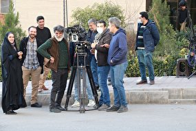 آريا عظیمى‌نژاد موسیقی «احضار» را نواخت/ بازیگران جدید جلوی دوربین رفتند (+عکس)