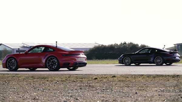 درگ پدر و پسری پورشه ۹۱۱ توربو S