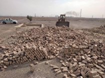 20 هکتار از اراضی ملی بخش عقدای یزد رفع تصرف شد