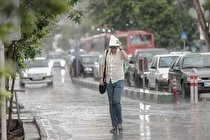 رگبار باران و وزش باد در اکثر مناطق کشور