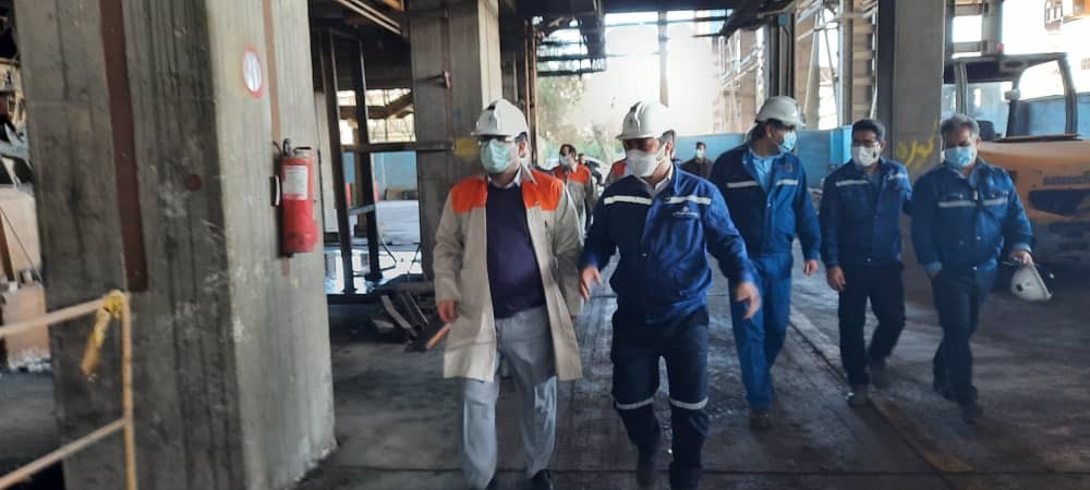بازدید دکتر سعیدی، مدیرعامل جدید «وبانک» از گروه ملی صنعتی فولاد ایران