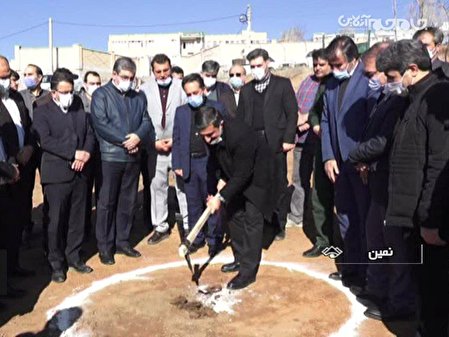 افتتاح و کلنگ زنی سه طرح با حضور استاندار اردبیل در شهرستان نمین