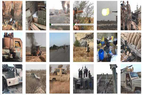 فتوحات جدید نیروهای یمنی در جبهه مرزی با عربستان (+عکس) فتوحات جدید نیروهای یمنی در جبهه مرزی با عربستان (+عکس)