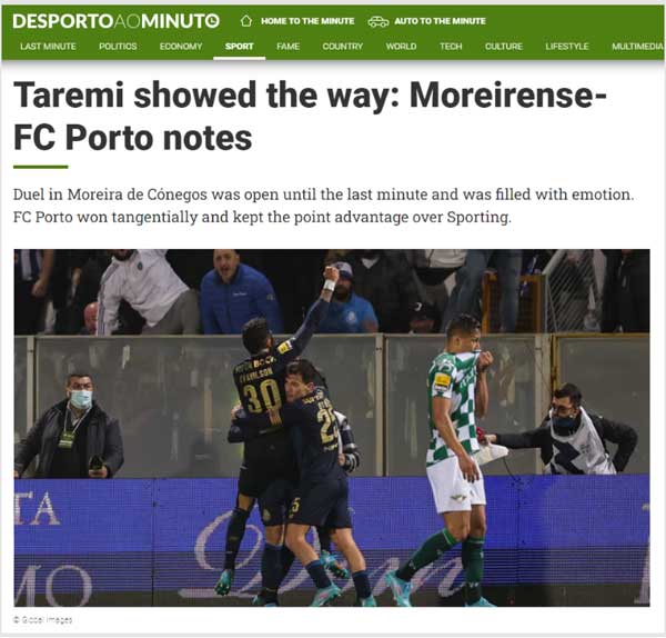 تمجید جالب رسانه پرتغالی از طارمی (+عکس)