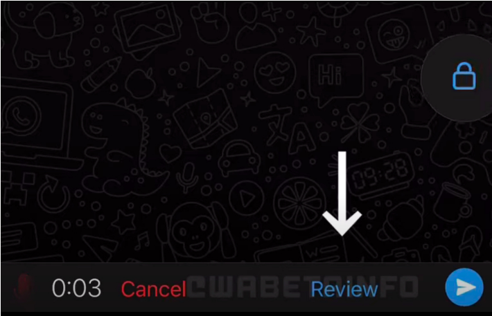 امکان بازبینی پیام های صوتی قبل از ارسال در واتساپ
