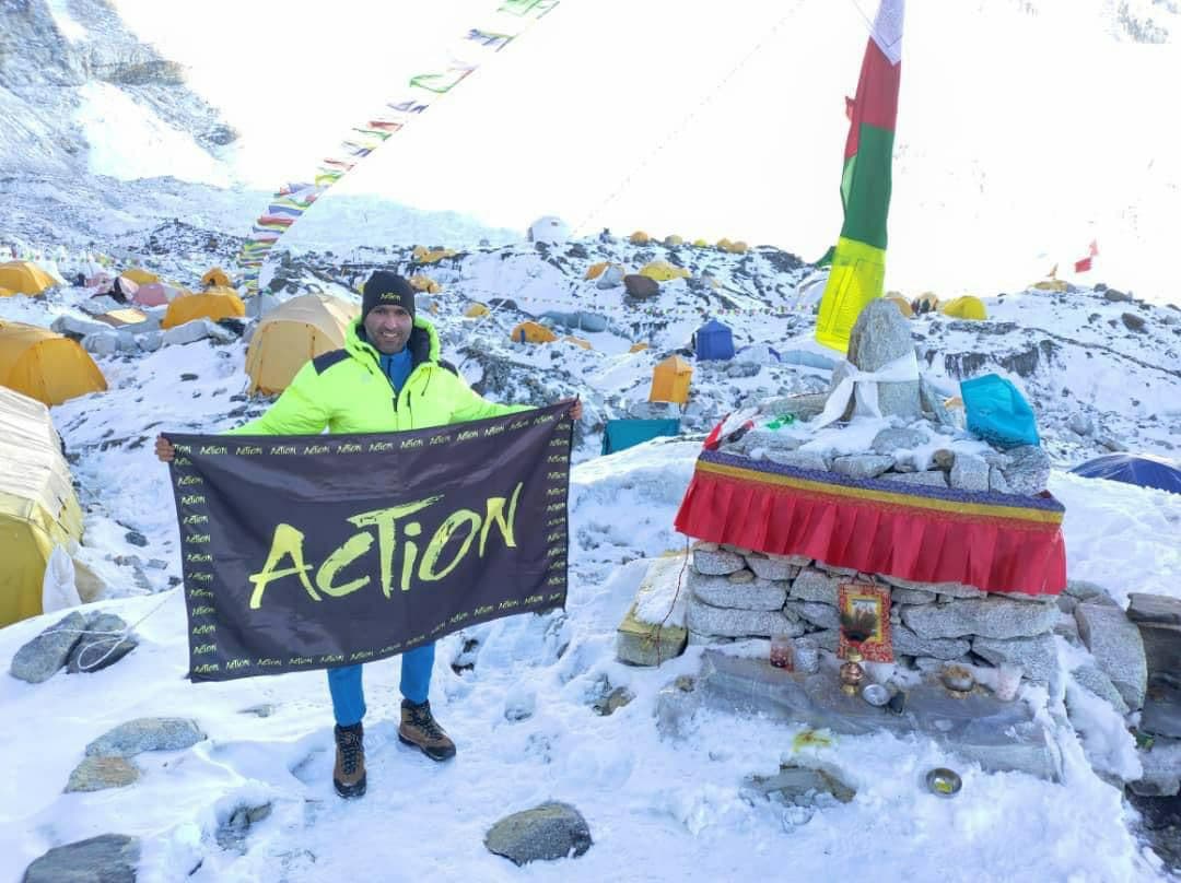 حمایت برند اکشن از تنها نماینده ایرانی فاتح اورست