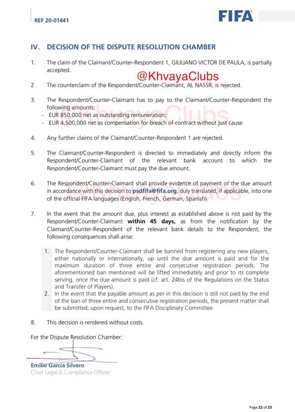 /غرامت کمرشکن فیفا برای تیم سعودی قبل از دیدار با فولاد (+سند)