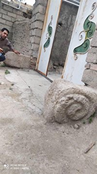 كشف مجسمههای سنگی قدیمی در شوط كشف مجسمههای سنگی قدیمی در شوط