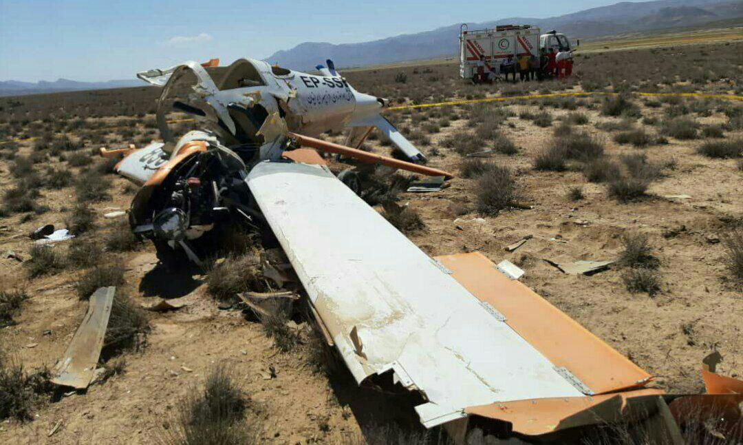 ۲ کشته در پی سقوط هواپیمای آموزشی در گرمه.