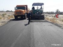 اجرای عملیات روکش آسفالت محور میناب – بشاگرد 