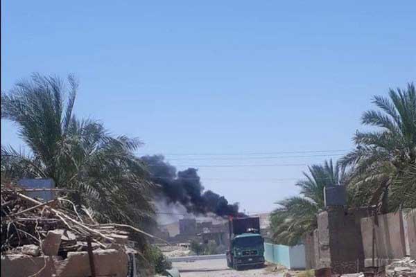 حمله گسترده موشکی به پایگاه عین الاسد (+ تصاویر) حمله گسترده موشکی به پایگاه عین الاسد (+ تصاویر)