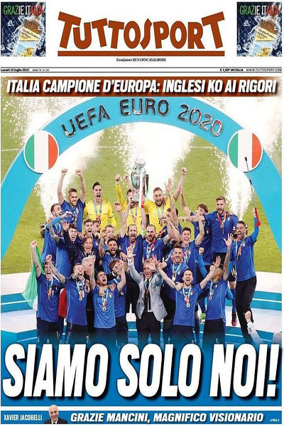 صفحه نخست روزنامه های ورزشی ایتالیا (تصاویر) صفحه نخست روزنامه های ورزشی ایتالیا (تصاویر)
