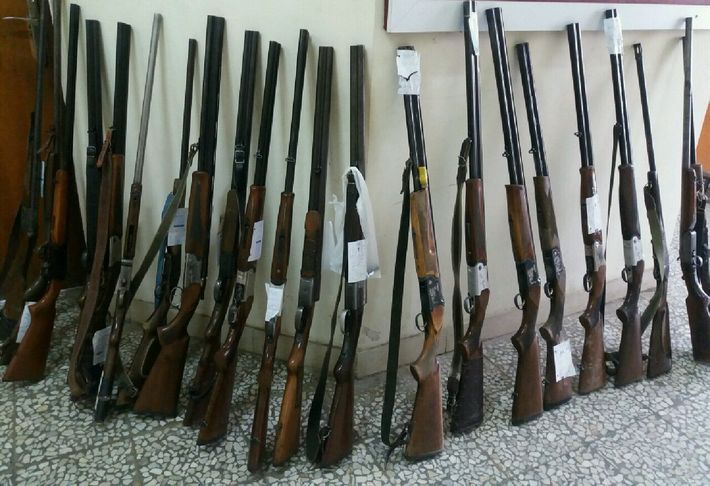 کشف ۱۸ قبضه سلاح شکاری در استان قزوین