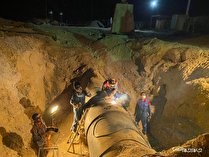 افزايش پايداري انتقال گاز با عمليات اسليو گذاري بر روي خط 56 اينچ انجام شد