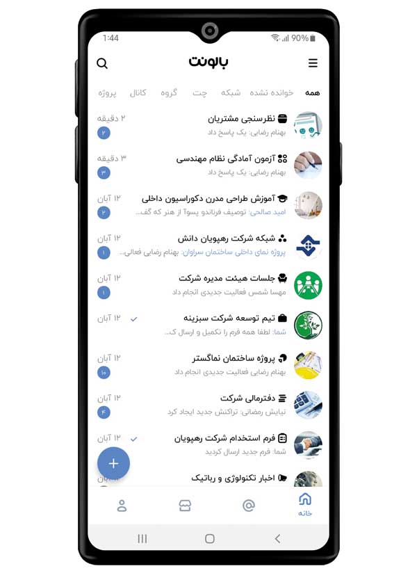 ارتباط درون سازمانی مؤثرتر با بالونت