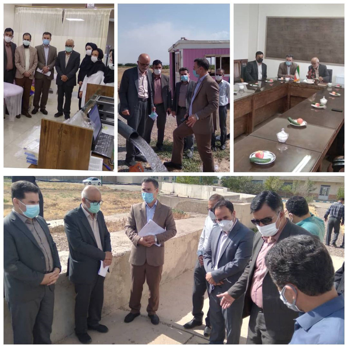 مهندس بیرنوندی ضمن بازدید از پروژه های آبرسانی و تصفیه خانه فاضلاب شهرستان تاکستان، در جلسه ای به بررسی پروژه ها پرداختند