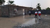 امدادرسانی هلال احمر کرمان به خانوارهای متاثر از بارندگی های اخیر