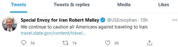 واشنگتن هشدار سفر به ایران را تکرار کرد