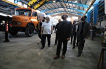 رونمایی از اولین جرثقیل مفصلی ۱۵ تن ساخته شده در ایران در مشهد