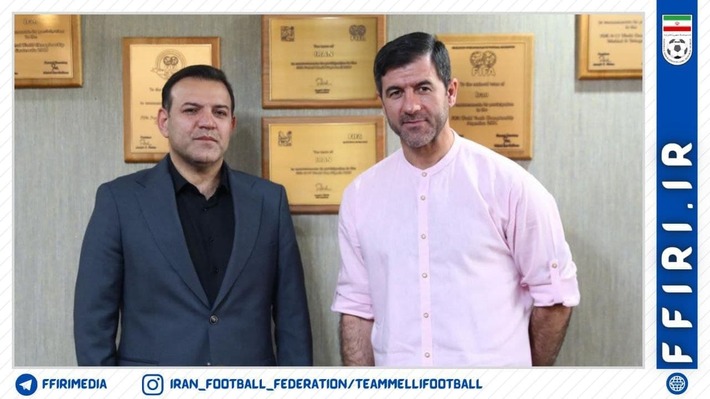 جلسه رئیس فدراسیون فوتبال با کریم باقری برای ادامه همکاری با کادرفنی تیم‌ملی برگزار شد‌.