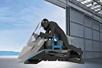 رونمایی از اولین موتورسیکلت پرنده جهان + فیلم