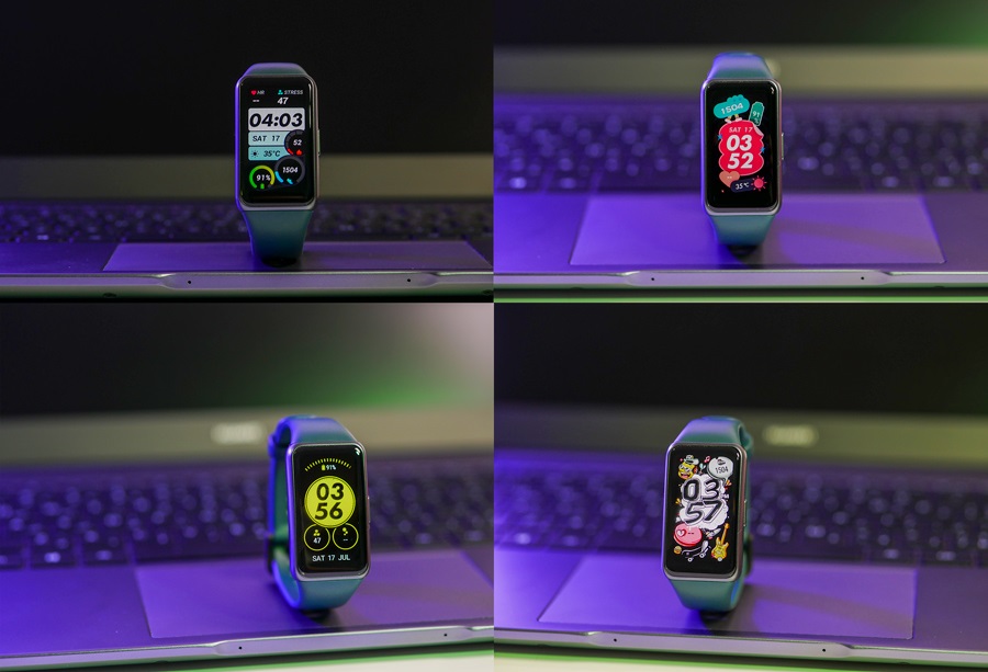 آموزش دسترسی به فیس‌واچ‌های متنوع برای دستبند هوشمند هواوی بند ۶