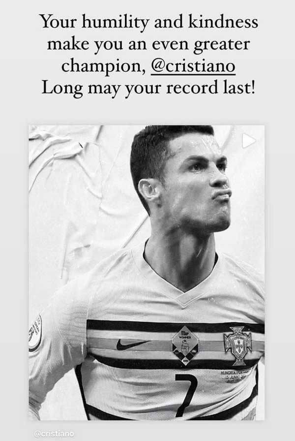 دایی پیام رونالدو را پاسخ داد (عکس) دایی پیام رونالدو را پاسخ داد (عکس)