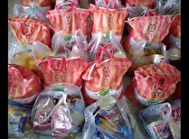 توزیع سبد کالا و پک بهداشتی در میان مدد جویان توانبخشی وامور اجتماعی شهرستان فیروزکوه