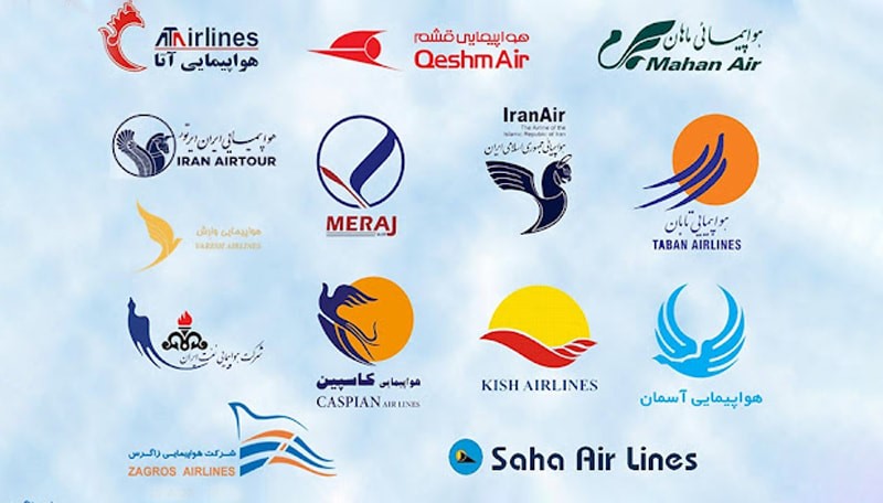 انواع شرکت های هواپیمایی ایران