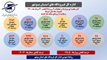 کاهش پروازها در فرودگاه شهدای بوشهر