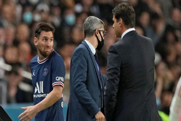 اختلاف مسی با سرمربی پاری سن ژرمن (تصاویر)